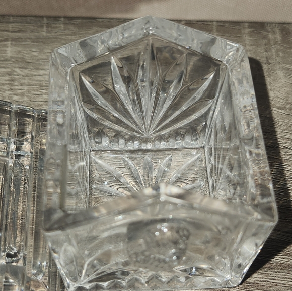 Princess House Crystal Birdhouse With Removable Lid Trinket Box - Picture 9 of 11